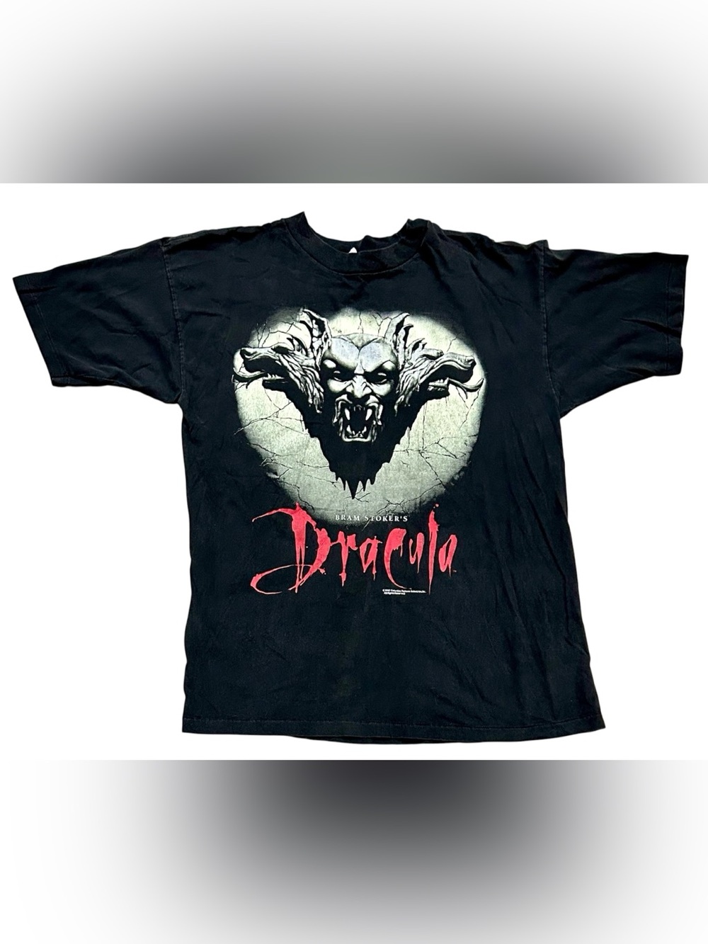 VTG Bram Stoker's Dracula Promo T-Shirt Be There Tag Vampire 1992 Film T-Shirt